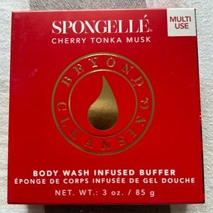Spongelle Cherry Tonka Musk body wash infused buffer.